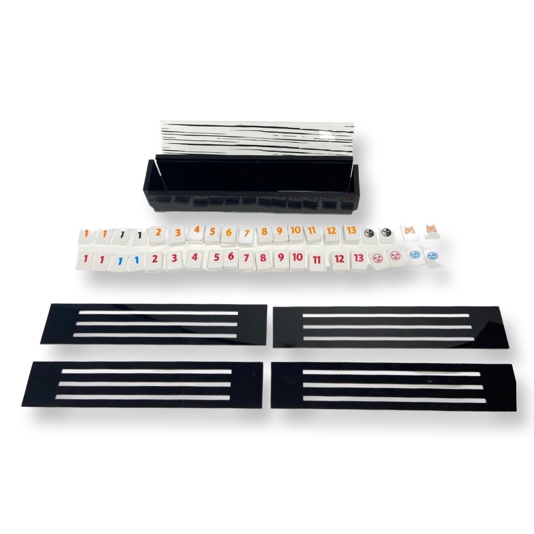 Lucite Acrylic Backgammon Set 18" Large Premium Board and Pieces