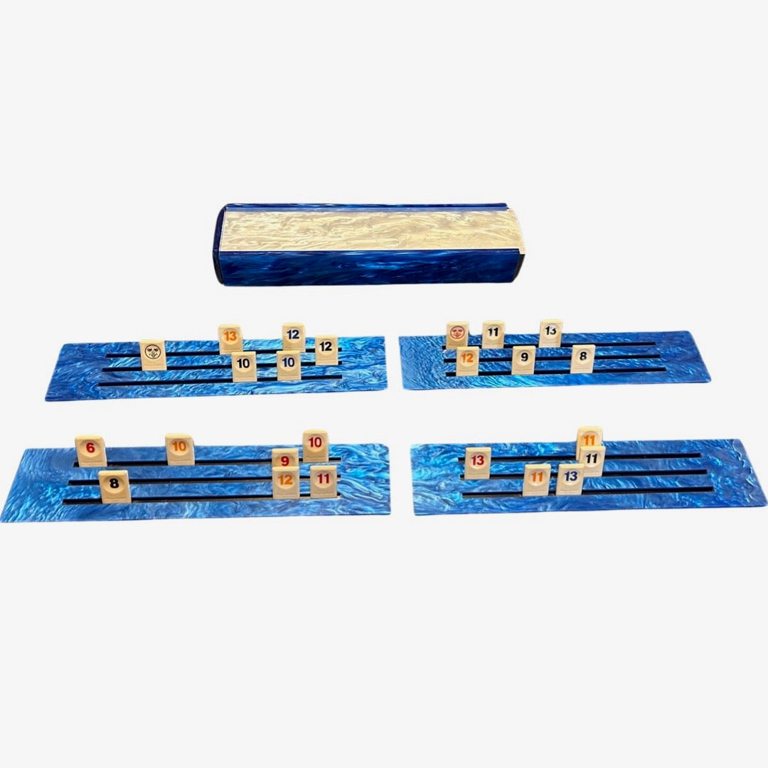 Lucite Acrylic Backgammon Set 18" Large Premium Board and Pieces