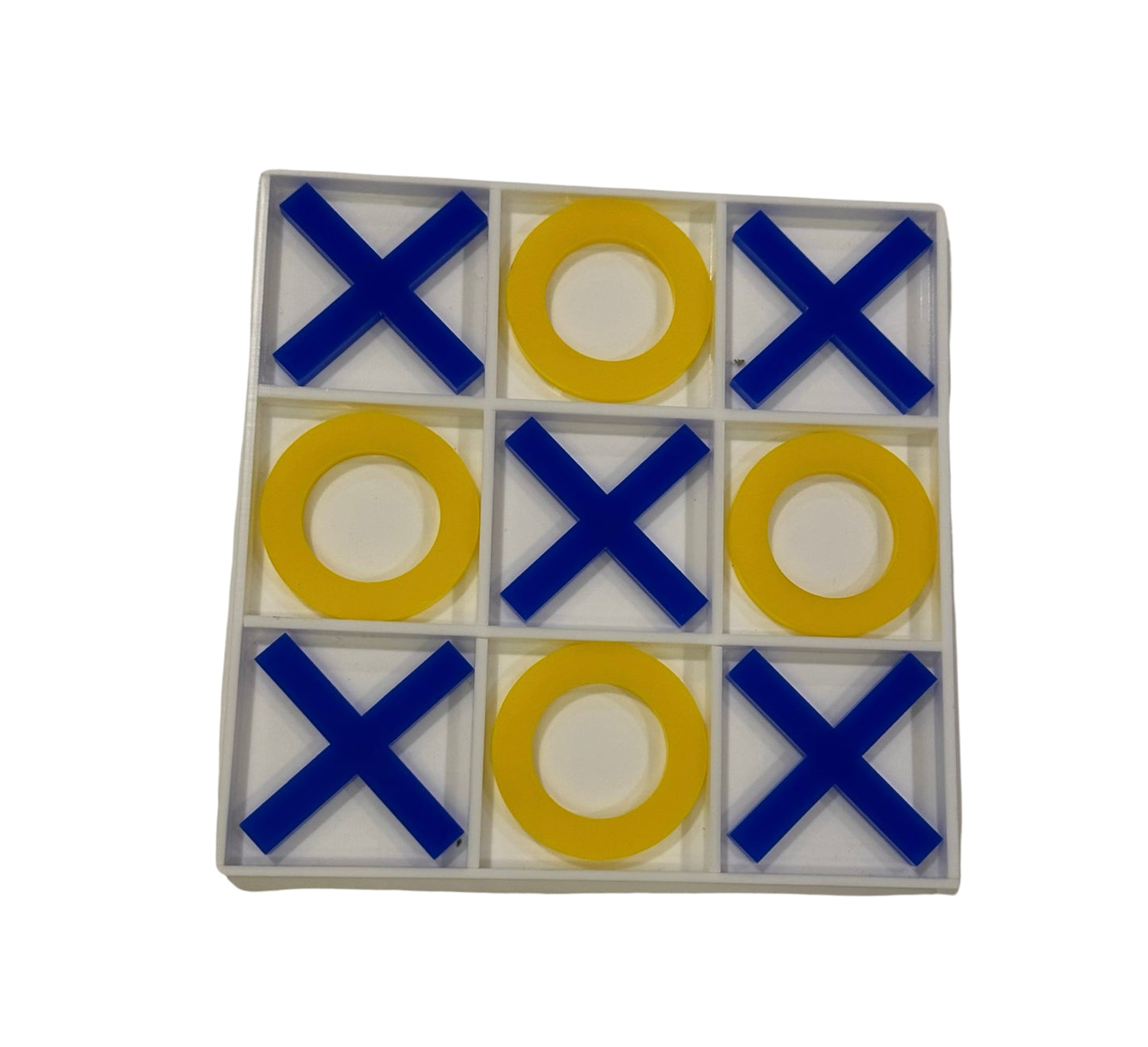 Lucite Tic Tac Toe modern board game