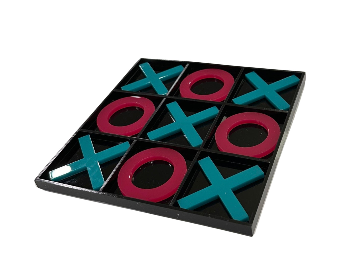 Lucite Tic Tac Toe modern board game