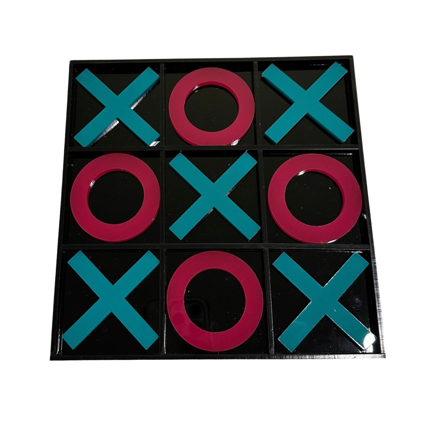 Lucite Tic Tac Toe modern board game